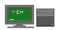 Very Cool News retro PC logo